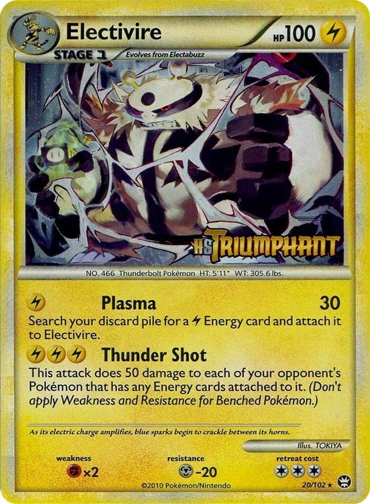 Electivire - 20/102 (Prerelease) (20/102) (PR)