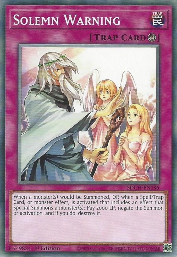 Solemn Warning (SDCH-EN036) (SDCH)