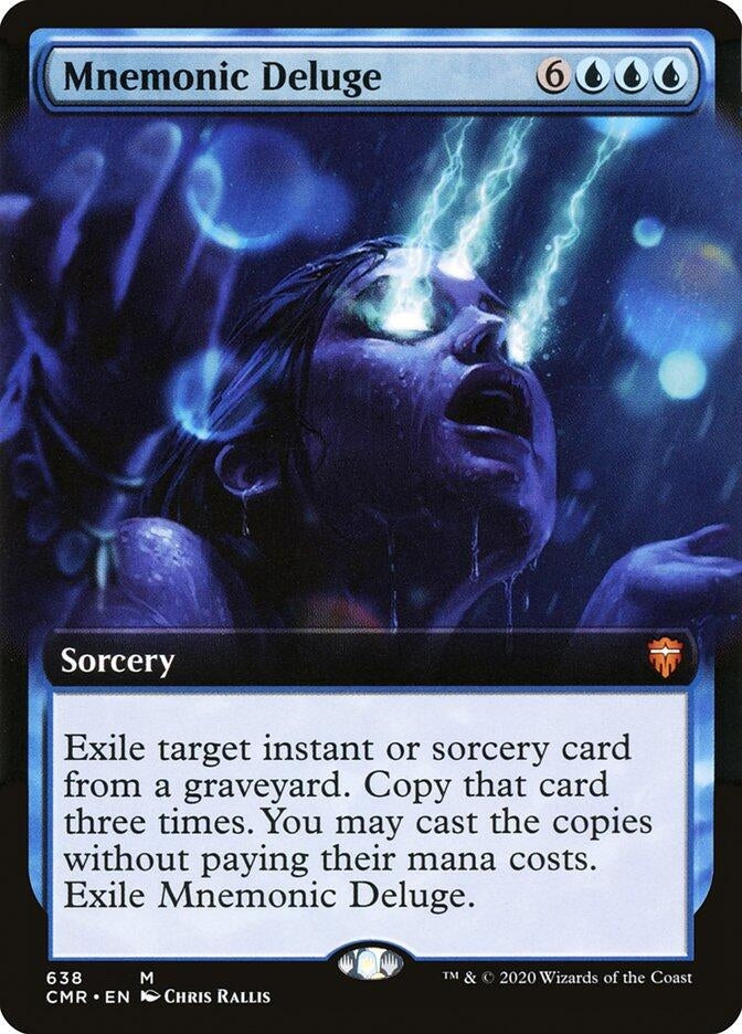 Mnemonic Deluge (Extended Art) (638) (CMR)