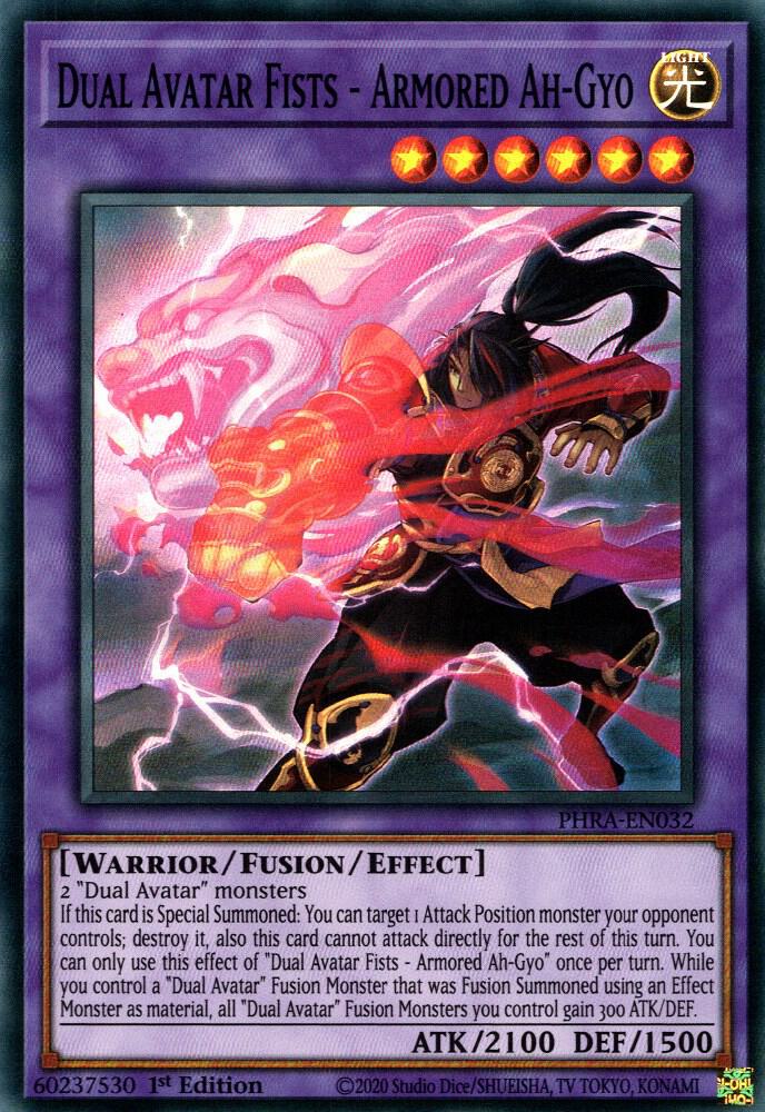 Dual Avatar Fists - Armored Ah-Gyo (PHRA-EN032) (PHRA)