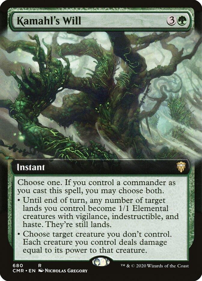 Kamahl's Will (Extended Art) (680) (CMR)