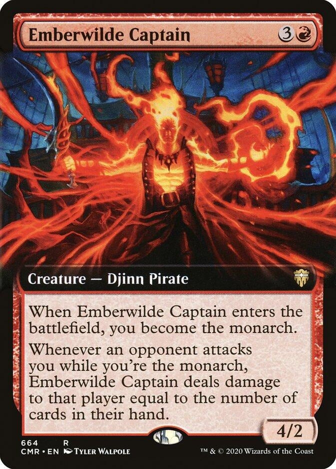 Emberwilde Captain (Extended Art) (664) (CMR)