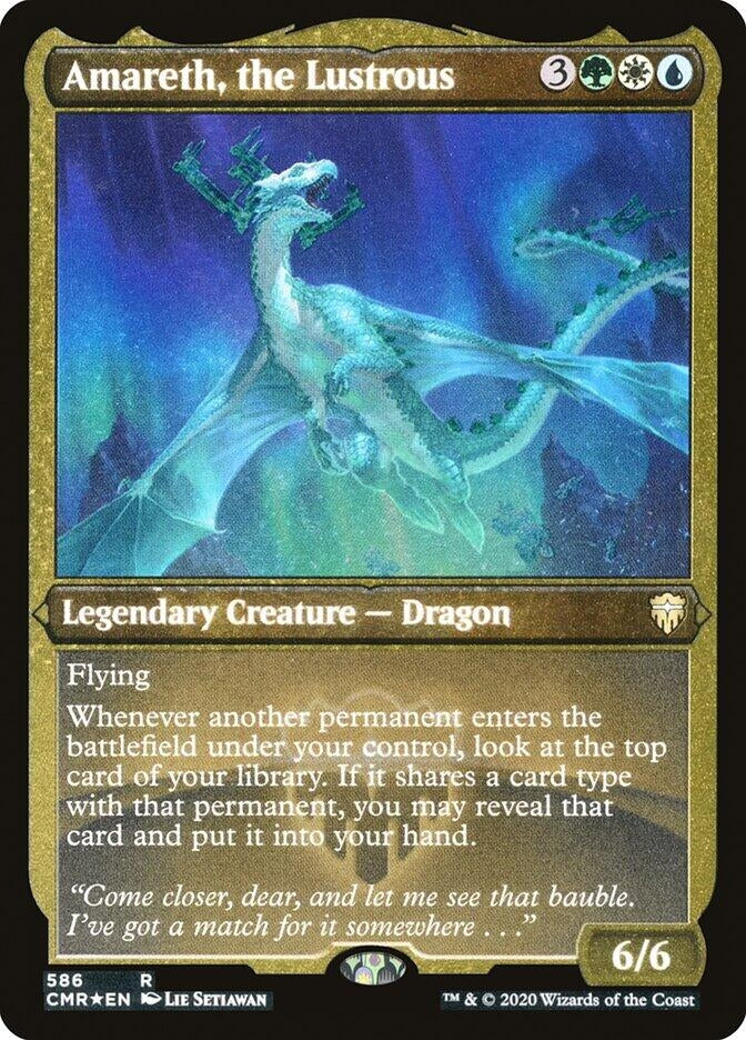 Amareth, the Lustrous (Foil Etched) (586) (CMR)
