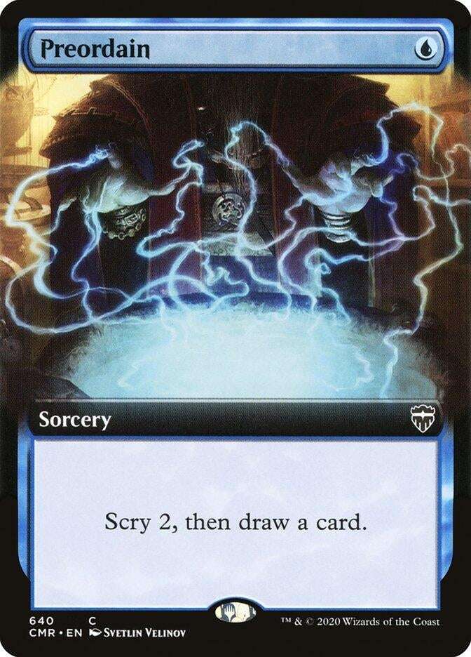 Preordain (Extended Art) (640) (CMR)