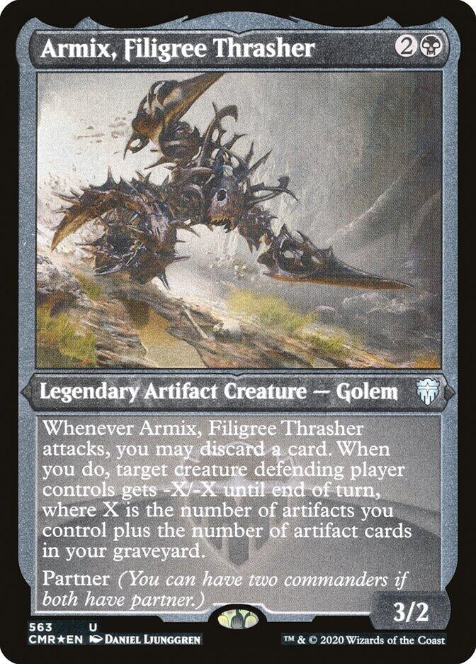 Armix, Filigree Thrasher (Foil Etched) (563) (CMR)
