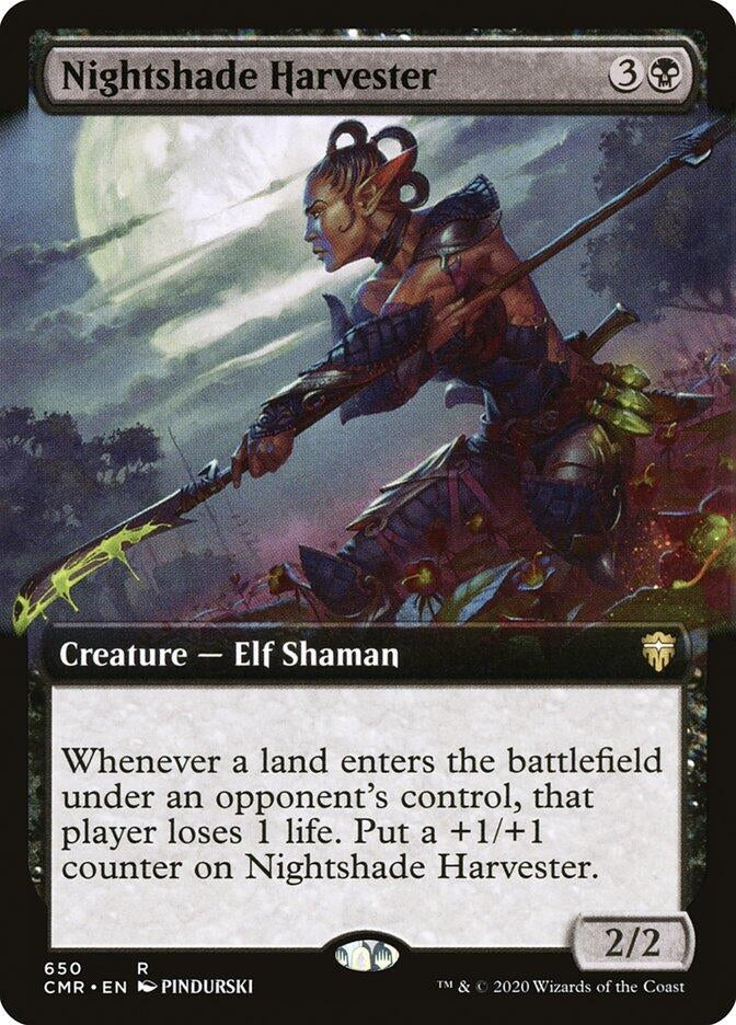 Nightshade Harvester (Extended Art) (650) (CMR)