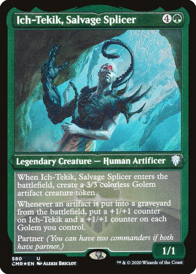 Ich-Tekik, Salvage Splicer (Foil Etched) (580) (CMR)