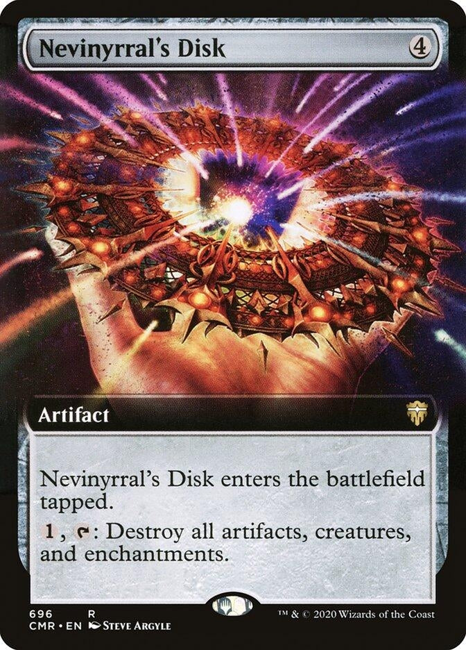 Nevinyrral's Disk (Extended Art) (696) (CMR)
