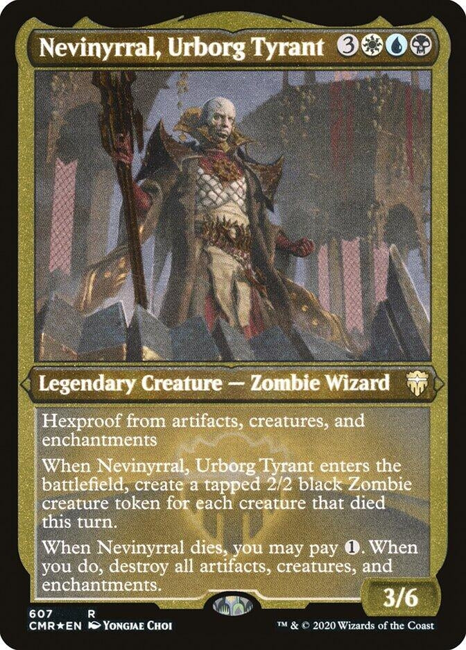 Nevinyrral, Urborg Tyrant (Foil Etched) (607) (CMR)