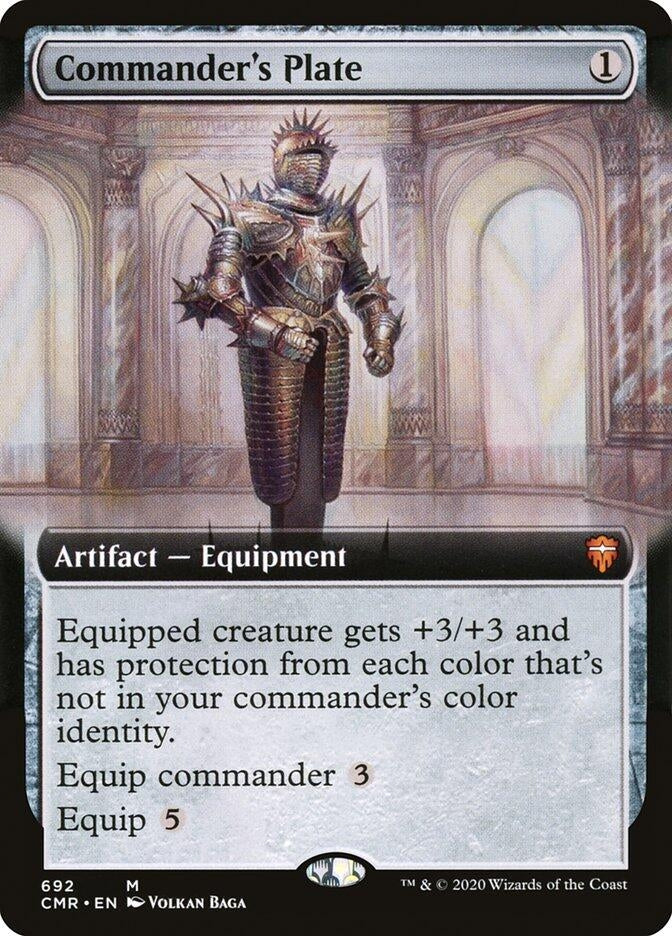Commander's Plate (Extended Art) (692) (CMR)
