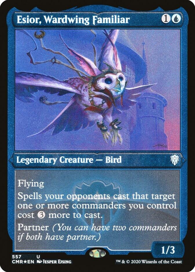 Esior, Wardwing Familiar (Foil Etched) (557) (CMR)