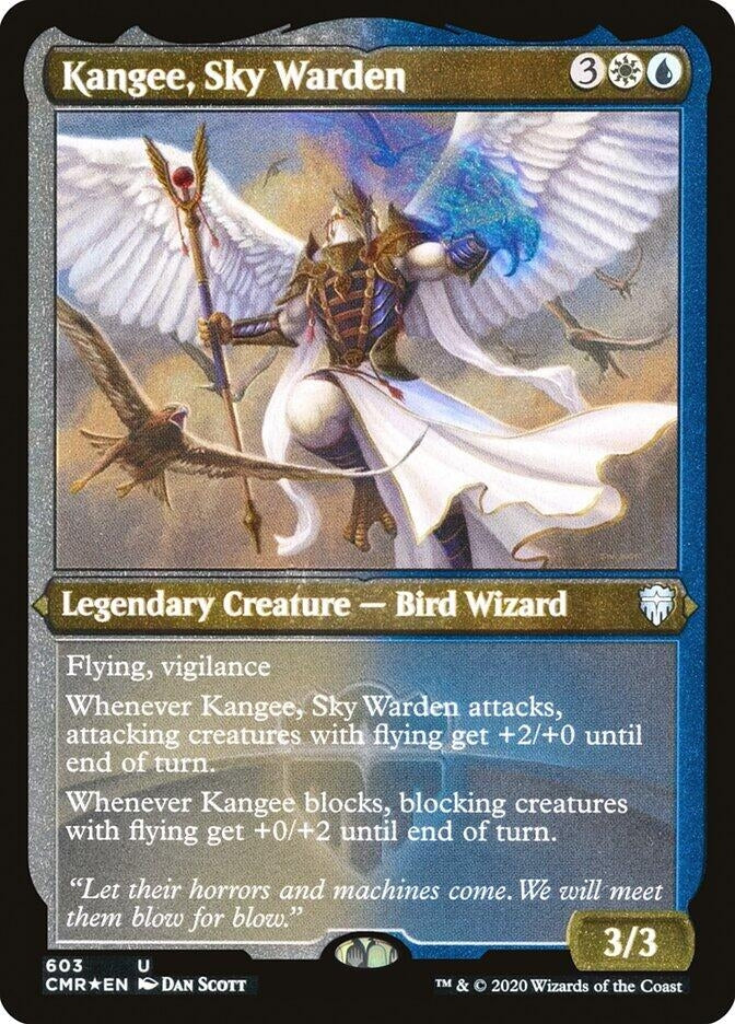Kangee, Sky Warden (Foil Etched) (603) (CMR)