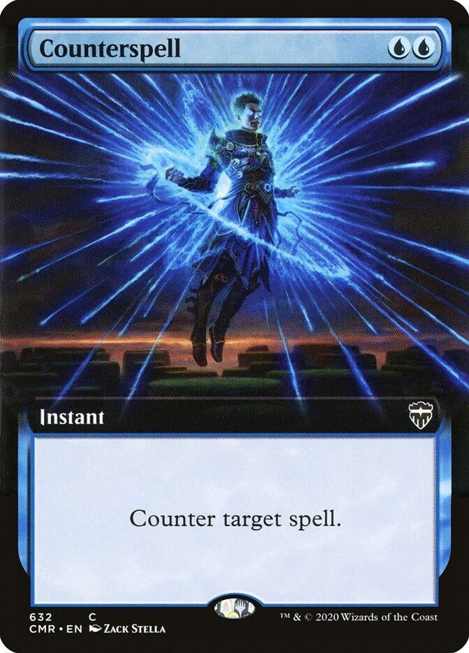 Counterspell (Extended Art) (632) (CMR)