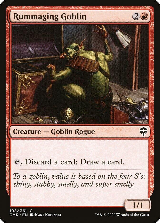 Rummaging Goblin (198) (CMR)