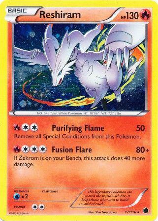 Reshiram - 17/116 (Cosmos Holo) (017/116) (MCAP)