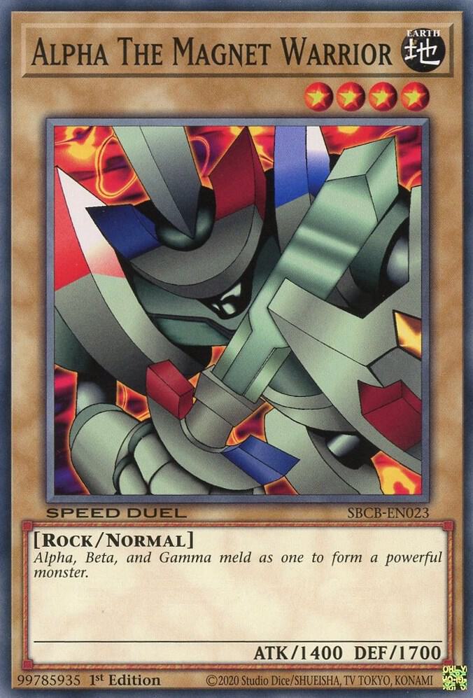 Alpha The Magnet Warrior (SBCB-EN023) (SBCB)