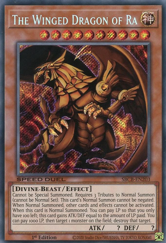 The Winged Dragon of Ra (SBCB-EN203) (SBCB)