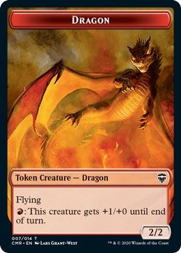 Dragon // Horror Double-Sided Token (7 // 10) (CMR)