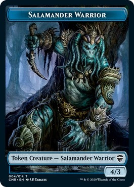 Salamander Warrior // Zombie Double-Sided Token (4 // 6) (CMR)