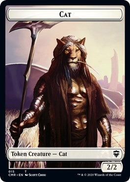 Cat // Soldier Double-Sided Token (15 // 16) (CMR)