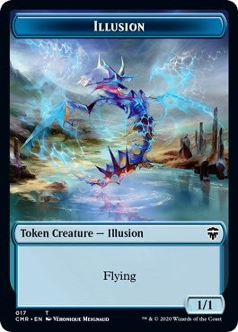 Illusion // Plant Double-Sided Token (17 // 21) (CMR)