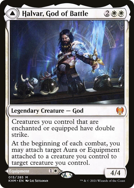 Image for Halvar, God of Battle (15) (KHM) - Magic: The Gathering