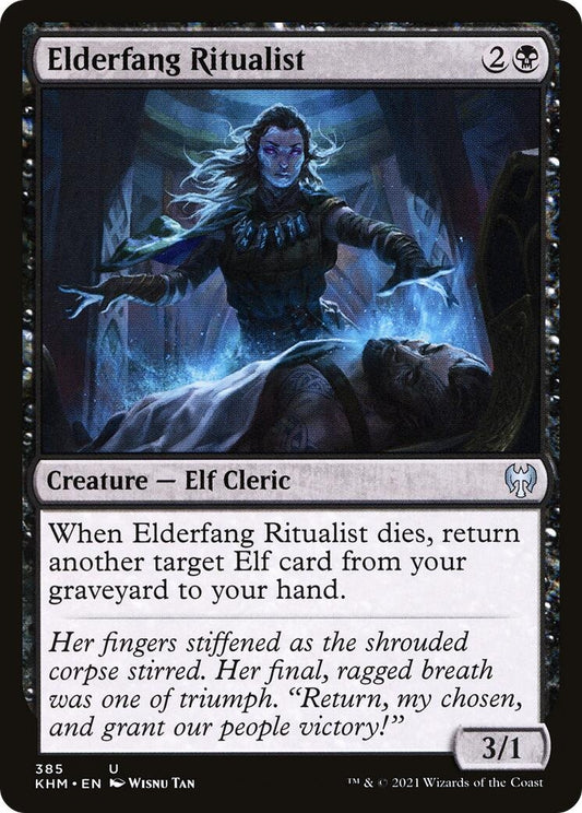 Image for Elderfang Ritualist (385) (KHM) - Magic: The Gathering