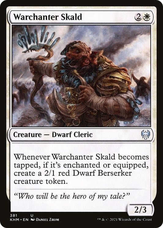 Image for Warchanter Skald (381) (KHM) - Magic: The Gathering
