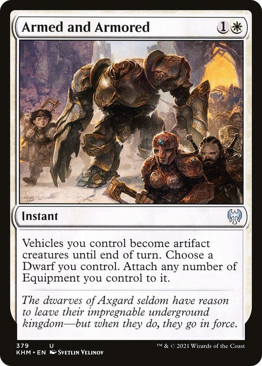Image for Armed and Armored (379) (KHM) - Magic: The Gathering