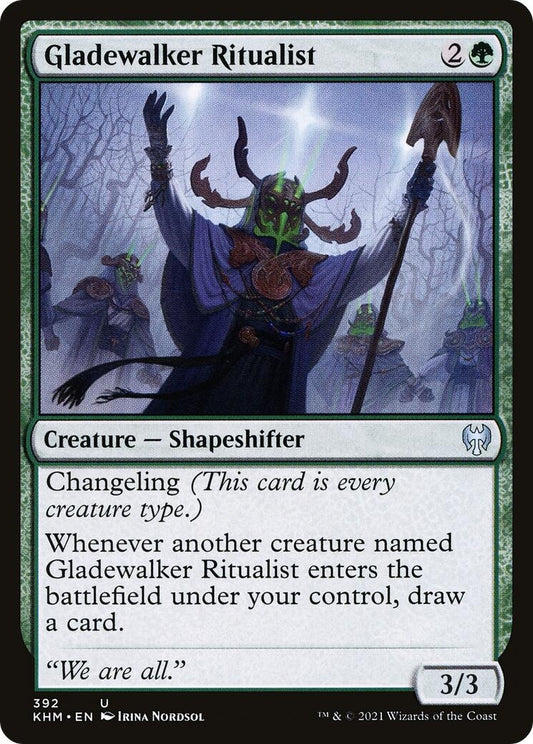 Image for Gladewalker Ritualist (392) (KHM) - Magic: The Gathering