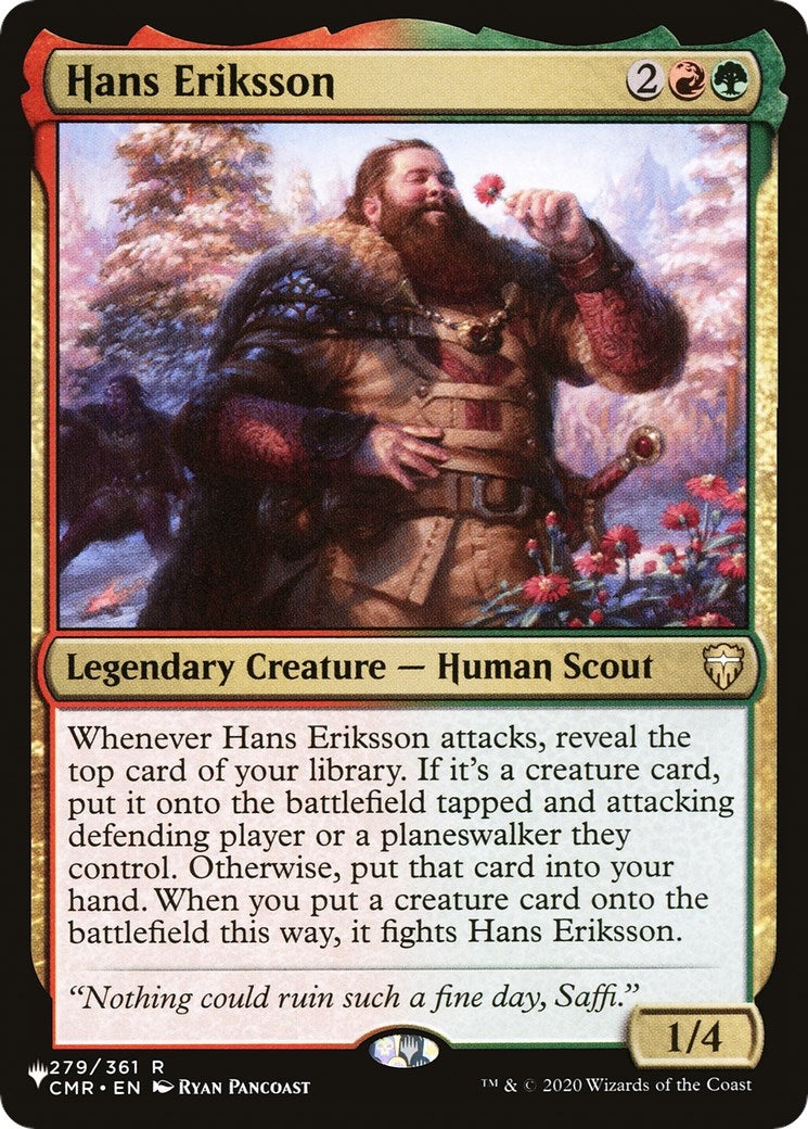 Hans Eriksson (279/361) (LIST)