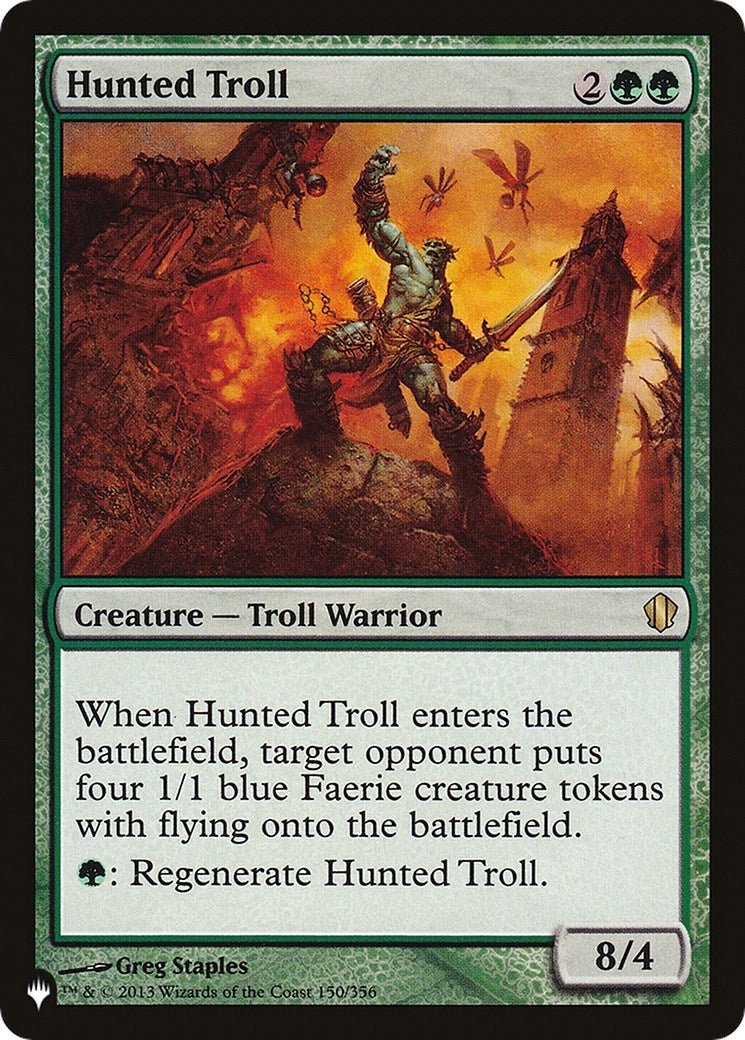 Hunted Troll (150/356) (LIST)
