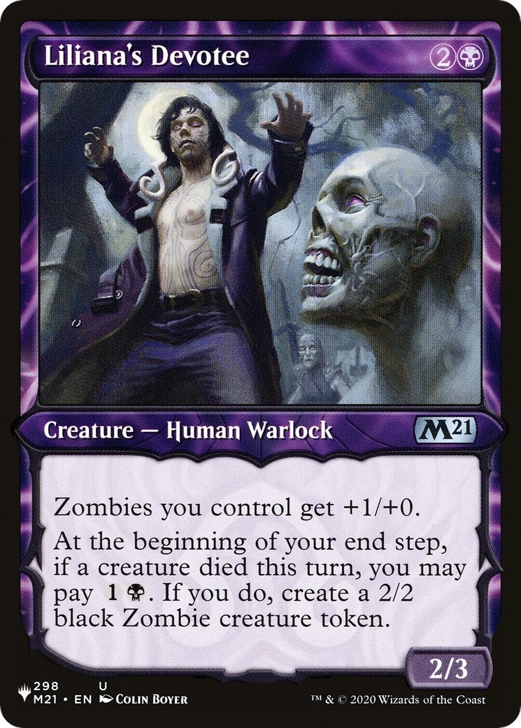 Liliana's Devotee (Showcase) (298/274) (LIST)
