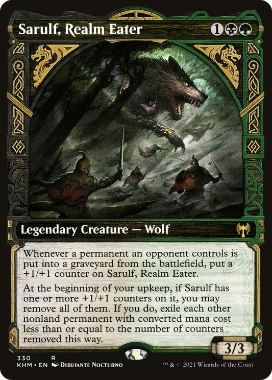 Image for Sarulf, Realm Eater (Showcase) (330) (KHM) - Magic: The Gathering