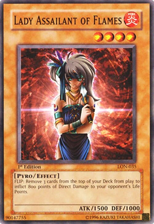 Lady Assailant of Flames (LON-035) (LON)