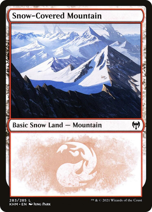 Image for Snow-Covered Mountain (283) (283) (KHM) - Magic: The Gathering