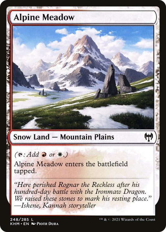 Image for Alpine Meadow (248) (KHM) - Magic: The Gathering
