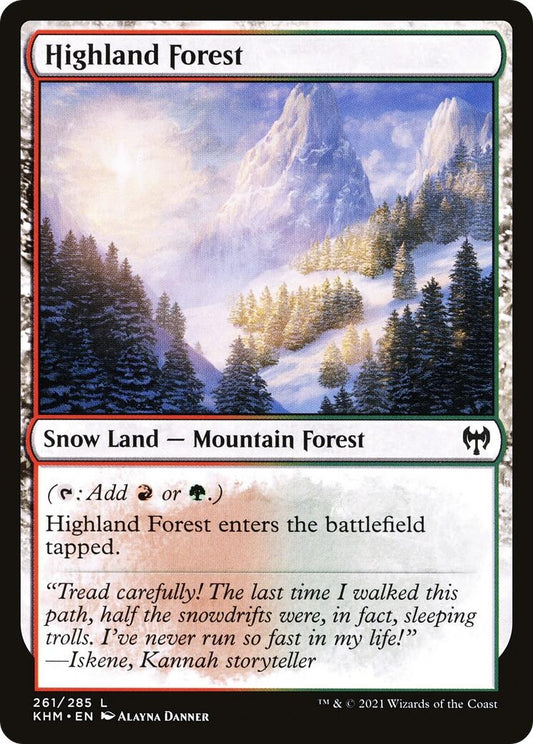 Image for Highland Forest (261) (KHM) - Magic: The Gathering
