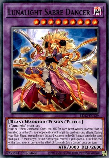 Lunalight Sabre Dancer (LDS2-EN129) (LDS2)