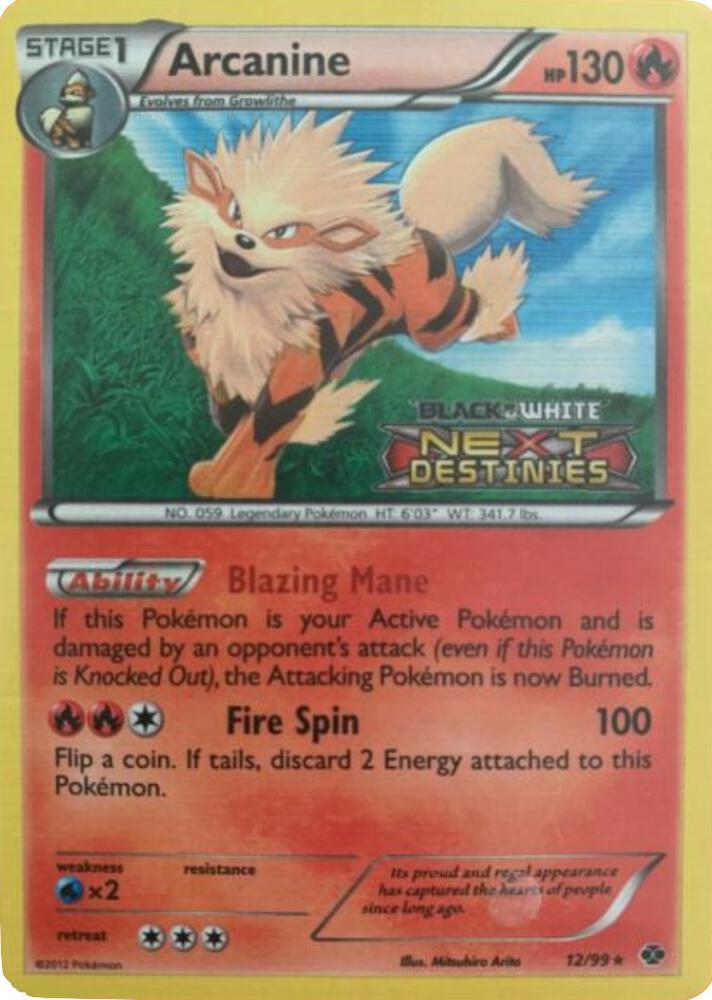 Arcanine - 12/99 (Prerelease) (12/99) (PR)