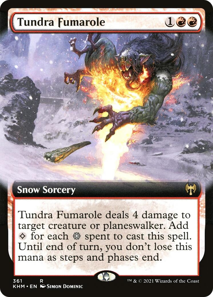 Tundra Fumarole (Extended Art) (361) (KHM)