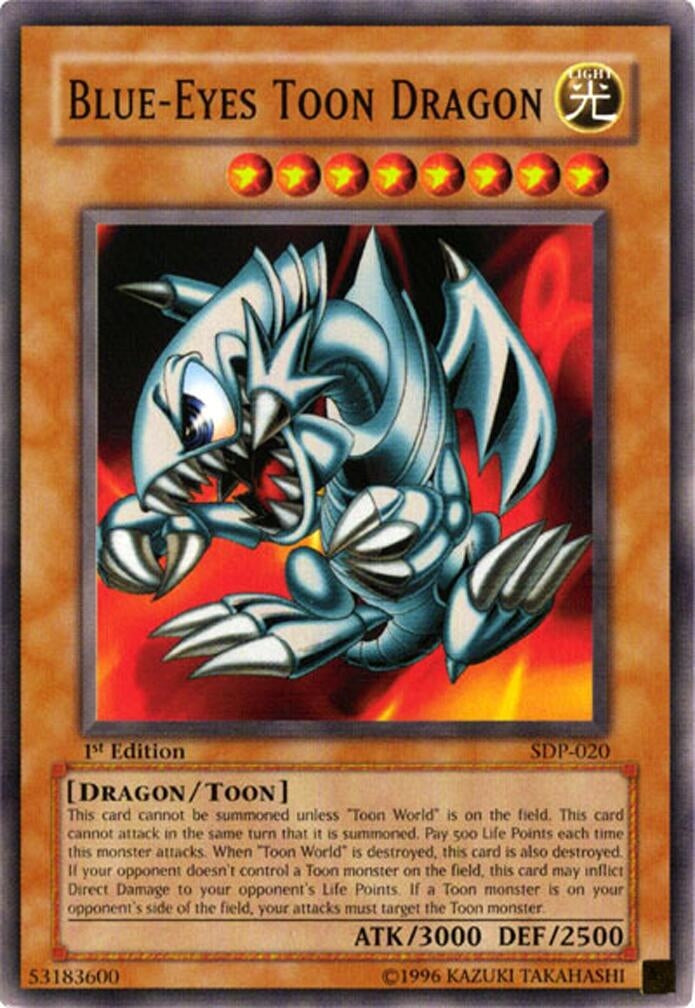 Blue-Eyes Toon Dragon (SDP-020) (SDP)