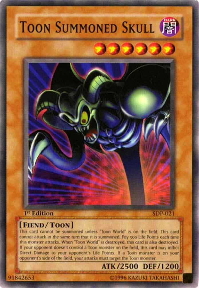 Toon Summoned Skull (SDP-021) (SDP)