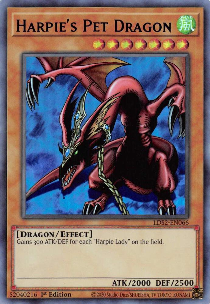 Harpie's Pet Dragon (Purple) (LDS2-EN066) (LDS2)