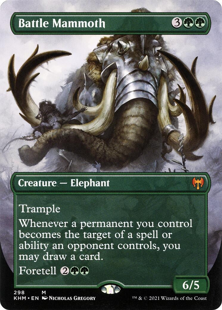 Battle Mammoth (Borderless) (298) (KHM)