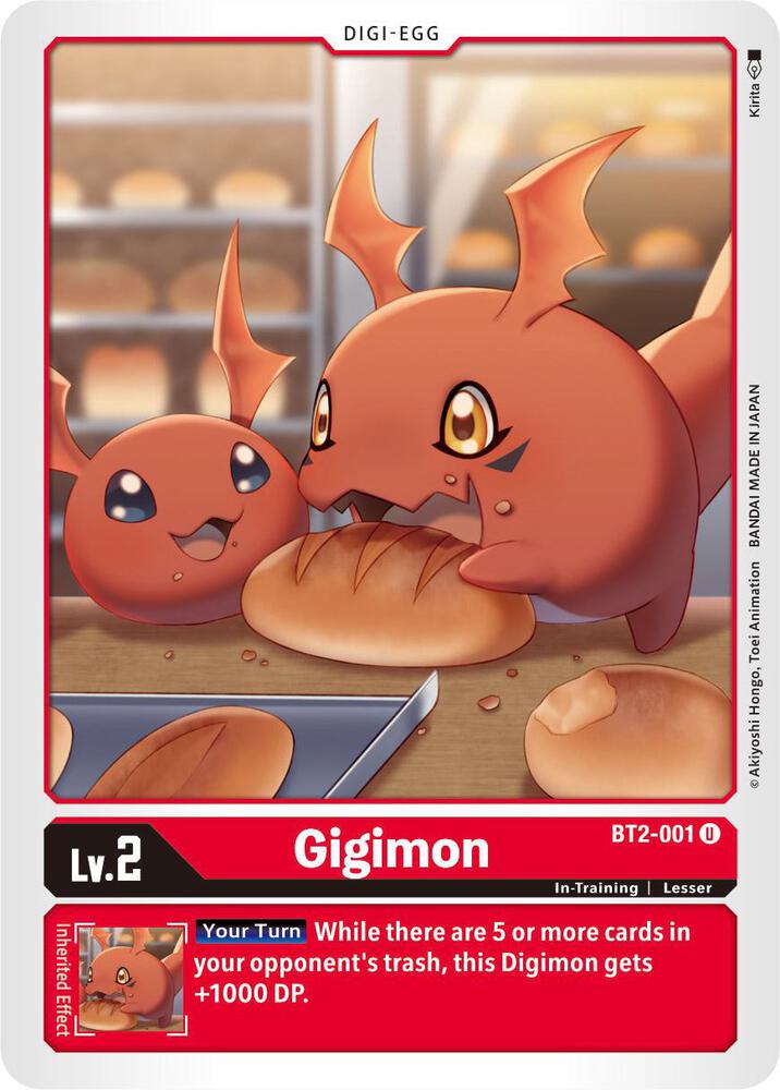 Gigimon (BT2-001 U) (BT01-03B)