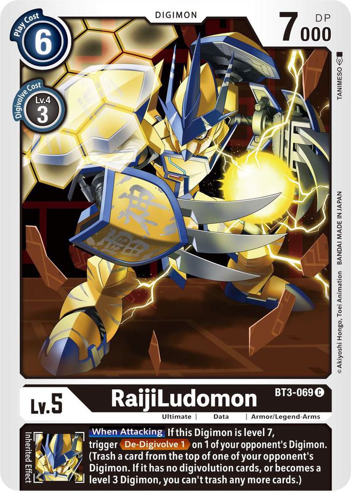 RaijiLudomon (BT3-069 C) (BT01-03B)