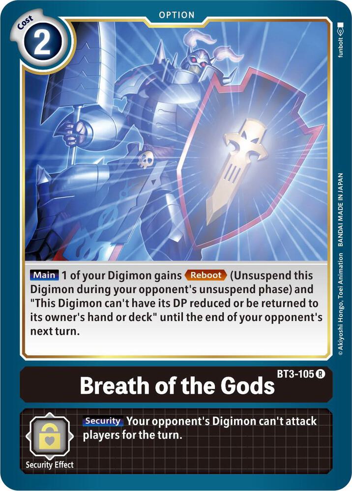 Breath of the Gods (BT3-105 R) (BT01-03B)