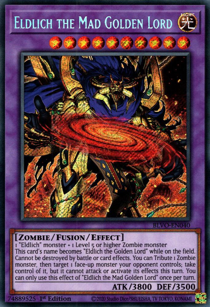 Eldlich the Mad Golden Lord (BLVO-EN040) (BLVO)
