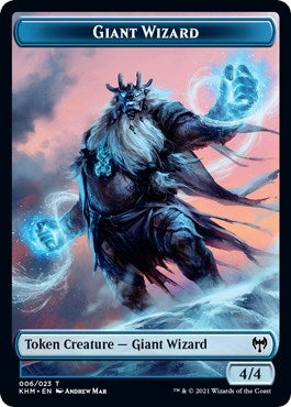 Giant Wizard Token (6) (KHM)